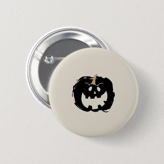 Scary Pumpkin Ronde Button 5,7 Cm (Voorkant /achterkant)