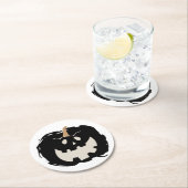 Scary Pumpkin Ronde Kartonnen Onderzetter (Insitu)