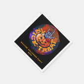 Scary Pumpkin Trick or treat Halloween Party Servet (Hoek)