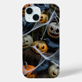 Scary Pumpkin Web Halloween iPhone / iPad case