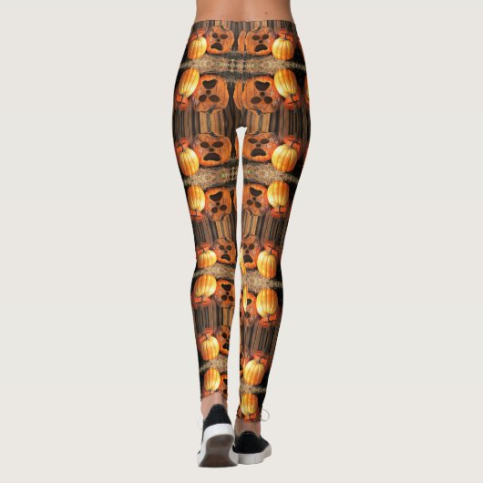 Scary Pumpkins - Halloween Leggings (Achterkant)