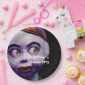 Scary Puppet Doll Creepy Halloween Papieren Bordje (Feest)