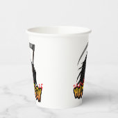 Scary Reaper Man Halloween Papieren Bekers (Links)