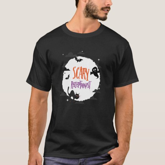 Scary Receptionist T-shirt (Voorkant)