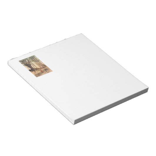 Scary Red Riding Hood Notitieblok (Schuin)