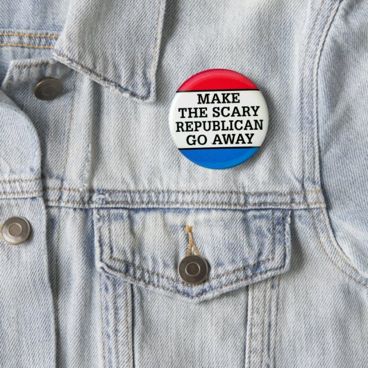 Scary Republican - Button (In situ)
