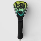 Scary Retro Frankenstien Movie Monster Comic Art Golfheadcover (Voorkant)