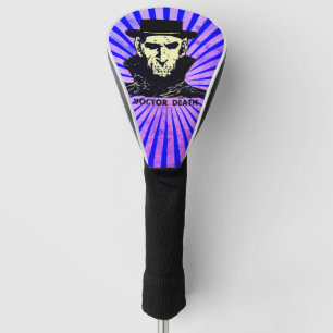 Scary Retro Voodoo Doctor Comic Art Golfheadcover