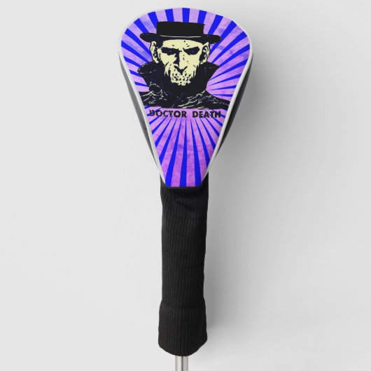 Scary Retro Voodoo Doctor Comic Art Golfheadcover (Voorkant)