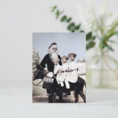  Scary Santa Briefkaart (Staand voorkant)