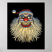 Scary Santa Clown Poster (Voorkant)