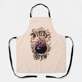 Scary Script Witch Brew  Halloween Look Schort (Voorkant)