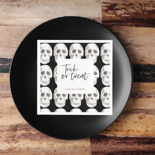 Scary Scull Trick or treat Halloween-partij Servet