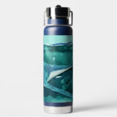 Scary Shark, aangepaste naam Waterfles (Achterkant)