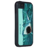 Scary Shark custom name phone cases (Back/Rechts)