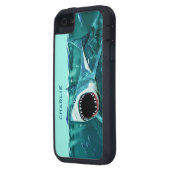 Scary Shark custom name phone cases (Achterkant Links)