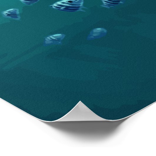 Scary Shark custom name poster (Hoek)