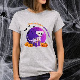 Scary Shetland Sheepdog Halloween Full Moon T-shir T-shirt