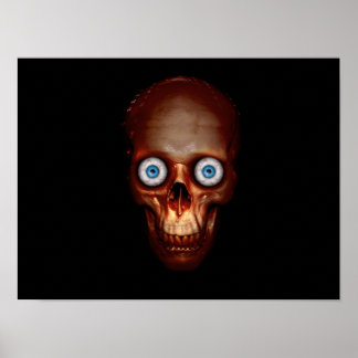 scary skelet poster