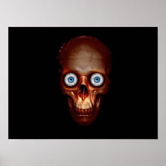 scary skelet poster (Voorkant)