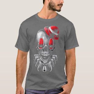 Scary Skeleton Clown, Serial Killer Kast Halwee T-shirt