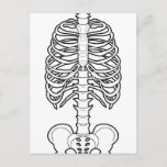 Scary Skeleton Halloween Briefkaart<br><div class="desc">Skeletafbeelding. Stijl Halloween. Art van José Ricardo</div>