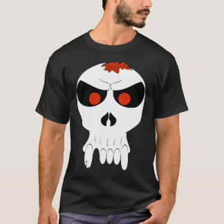 scary skeleton halloween grafisch shirt