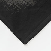 Scary Skeleton Hands Heart Sign Funny Halloween Co Fleece Deken (Hoek)