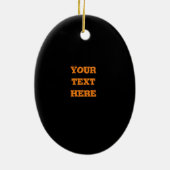 Scary Skeleton Happy Halloween Tree Ornament (Achterkant)