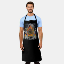 Scary Skeleton in Night Halloween