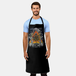 Scary Skeleton in Night Halloween Schort