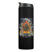 Scary Skeleton in Night Halloween Thermosbeker (Geroteerd rechts)