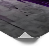 Scary Skeleton monster portret | AI Art. Poster (Hoek)