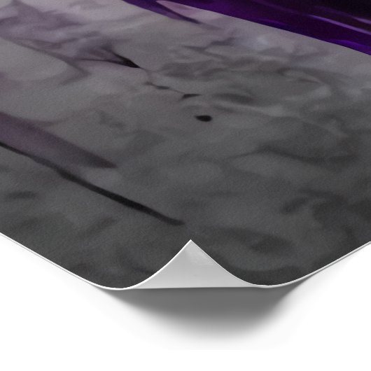 Scary Skeleton monster portret | AI Art. Poster (Hoek)