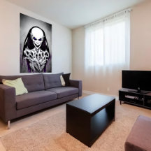 Scary Skeleton monster portret | AI Art.