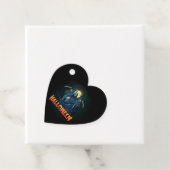 Scary Skeleton Night Halloween, Mijn Halloween Moo Bedankjes Labels (In situ)