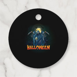 Scary Skeleton Night Halloween, Mijn Halloween Moo Bedankjes Labels