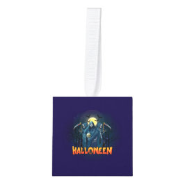 Scary Skeleton Night Halloween, Mijn Halloween Moo Decoratie