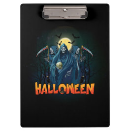 Scary Skeleton Night Halloween, Mijn Halloween Moo Klembord