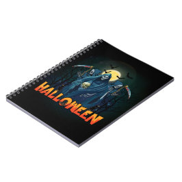 Scary Skeleton Night Halloween, Mijn Halloween Moo Notitieboek