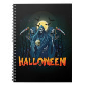 Scary Skeleton Night Halloween, Mijn Halloween Moo Notitieboek (Voorkant)
