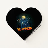 Scary Skeleton Night Halloween, Mijn Halloween Moo Notitieboek (Achterkant)