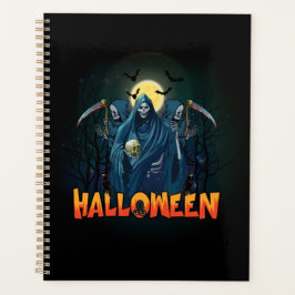 Scary Skeleton Night Halloween, Mijn Halloween Moo Planner