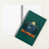 Scary Skeleton Night Halloween, Mijn Halloween Moo Planner (Display)