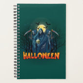 Scary Skeleton Night Halloween, Mijn Halloween Moo Planner (Voorkant)