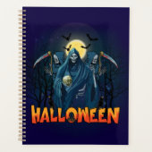 Scary Skeleton Night Halloween, Mijn Halloween Moo Planner (Voorkant)