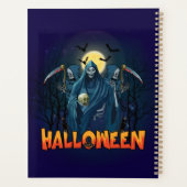 Scary Skeleton Night Halloween, Mijn Halloween Moo Planner (Achterkant)