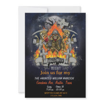 Scary Skeleton tijdens het Halloweenfeest