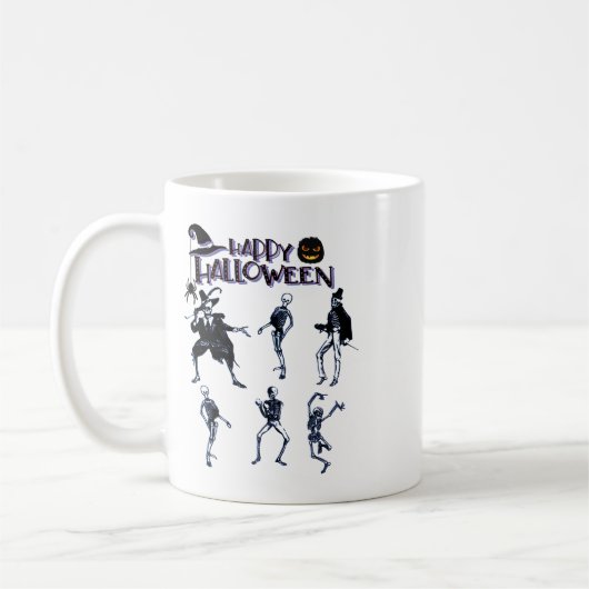 Scary Skeletons Party Koffiemok (Links)