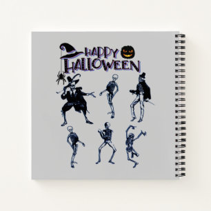 Scary Skeletons Party Notitieboek